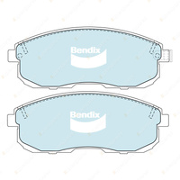 8Pcs Bendix F + R GCT Brake Pads for Nissan Stagea WC34 2.5L 96-01 Rear Pad 99mm