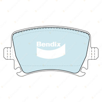 8Pcs Front + Rear Bendix GCT Brake Pads Set for Skoda Octavia 1Z3 1Z5 2004-2013