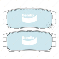 F + R Bendix ULT4WD Brake Pads Set for Mitsubishi Pajero NG NH Starwagon Verada