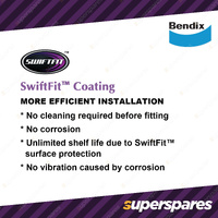 Bendix Front Ultimate+ Disc Brake Rotors for FPV F6X SY Falcon FG BF BA