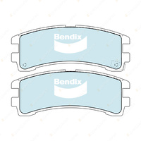 8Pcs Front + Rear Bendix 4WD Brake Pads Set for Nissan Pathfinder WD21 3.0 i