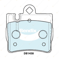 8pcs F + R Bendix HD Brake Pads Set for Mercedes Benz S-Class X222 W222 V222