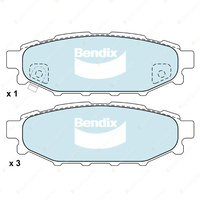 8pcs Front + Rear Bendix HD Brake Pads Set for Toyota 86 ZN6 2.0 147 kW RWD