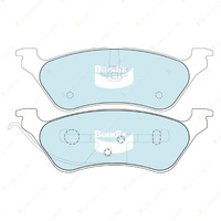 8Pcs Front + Rear Bendix HD Brake Pads Set for Jeep Cherokee KJ 3.7L 4x4 155KW