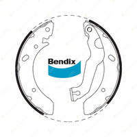 Bendix GCT Brake Pads Shoes Set for Hyundai Elantra XD 2.0 105 kW FWD