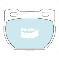 8Pcs Front + Rear Bendix 4WD Brake Pads Set for Land Rover Defender L316 2.5