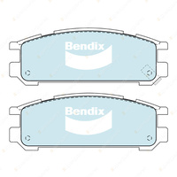 8Pcs Bendix GCT Brake Pads Set for Subaru Impreza GC GC8 GC8B GF GF8 2.0 i WRX