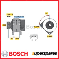 Bosch Alternator for Audi A3 8L 1.6L 1.8L AEH AGN 74KW 92KW 05/1997-05/1998
