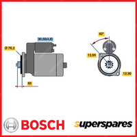 Bosch Starter Motor for Audi A3 8P Q3 8U S3 8P TT 8J TTS 8J 1.6L 1.8L 2.0L