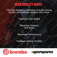 2x Front Brembo UV Brake Rotors for Mercedes Benz GLE C292 M-Class W166 SA P31