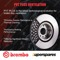 2x Front Brembo UV Disc Brake Rotors for Lexus IS200t IS300 RC200t RC300 RC350