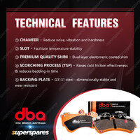 DBA Rear Street Series Disc Brake Pads for Daihatsu Applause A101 A111 1.6L 77KW
