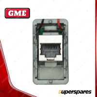 GME RJ45 Pass-Through Adaptor for Isuzu D-Max 2nd MU-X 1st 2012 - 2021 White