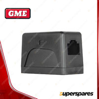 GME Black 8 Pin To 8 Pin Adaptor - Suit 8 Pin Microphone Extension Lead LE040