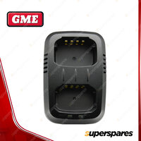 GME Brand Dual Desktop Charging Cradle BCD023 - Suit Radio TX6600S