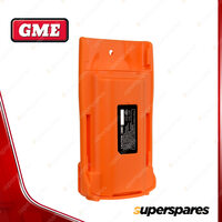 GME 2600Mah Blaze Orange Li-Ion Battery Pack - Suit Radio TX-SS6160XO