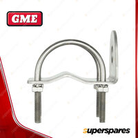GME 3mm Stainless Steel Right-Angle Bullbar Antenna Mounting Bracket MB024SS