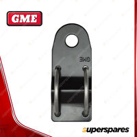 GME 3Mm Black Stainless Steel Bullbar Bracket With "U" Bolts MB408B