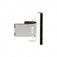 GME RJ45 Pass-Through Adaptor Red - for TOYOTA