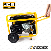 JCB Tools 7.9Kw Petrol Generator With Wheel Kit Aus - Heavy-Duty Construction