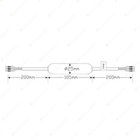 LED Autolamps DRL Daytime Running Lamp Modules Suit 80AW & 175AWTB Twin Blister