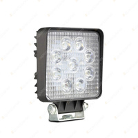 LED Autolamps High Powered Square Flood Light 9 LED Work Lamp 9-32V Blister