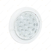 LED Autolamps Amber Round Rear Indicator Light Clear Lens 21 LED Lamp Blister