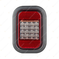 LED Autolamps Indicator Reflector Light with Rubber Grommet Plug 9-32V Blister