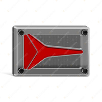 LED Autolamps Rear Indicator/Tail/Reflector Light Clear Lens 12-24 Volt Blister