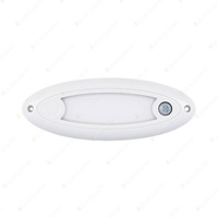 LED Autolamps Oval Interior/Exterior Light White PIR Sensor 27 LED Lamp Box
