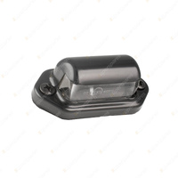 LED Autolamps Licence Light Black Housing 3 LED Lamp 12-24 Volt Twin Blister