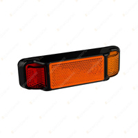 LED Autolamps Red Amber Side Marker Relector Light 4 LED Lamp Single Blister