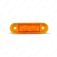 LED Autolamps Amber Side Marker Light 2 LED 12-24V 2 LED Lamp Twin Blister