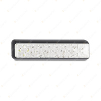 LED Autolamps White Reverse Light Black Bracket 200x50mm with 25 LED Blister