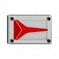 LED Autolamps Reverse/Tail/Reflector Light Coloured Lens 12-24V Single Blister