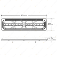 LED Autolamps Stop Tail Indicator Light Sequential Indicator Light LHS RHS Bulk