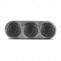 LED Autolamps Stop Tail Indicator Light Clear Lens Chrome Bracket 24 LED Lamp