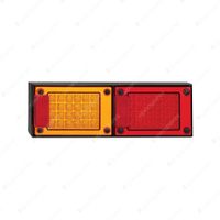 LED Autolamps Dual Jumbo Stop Tail Indicator Light 12-24V 48 LED Lamp Blister