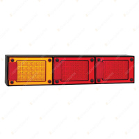 LED Autolamps Jumbo Stop Tail Indicator Reflector Light 12-24V 72 LED Lamp