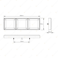 LED Autolamps Stop Tail Indicator Reverse Light 36 LED Lamp 2 x LR24 Bulk