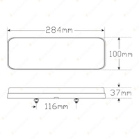 LED Autolamps LHS Stop Tail Reverse Reflector Light Sequential Indicator DT04