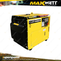 Maxwatt 6kVA 5000W Air Cooled Diesel Generator Electric Start Portable