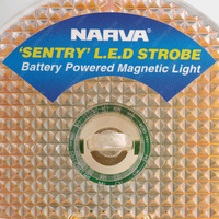 Narva Sentry L.E.D Portable Battery Powered Strobe Amber With Magnetic Base