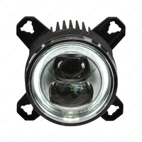 Narva 9-33V LED Low Beam Headlamp Assembly With Drl And Position Light 90mm Dia