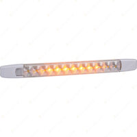 2 x Narva 12 Volt Dual Colour LED Strip Lamps White/Amber 87538WA
