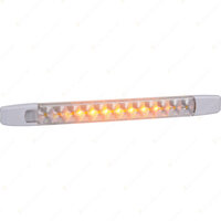 2 x Narva 12 Volt Dual Colour LED Strip Interior Lamp Strip Light White/Amber