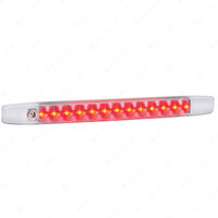 2 x Narva 12V Dual Colour LED Strip Lamp Strip Light White/Red Blister Pack