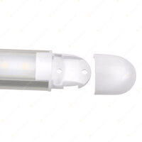 4x Narva 282x34mm High Powered LED Interior Strip Lamp w/Off/On Switch 12V 87532