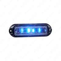 Narva 12/24V High Powered LED Warning Light (RED/BLUE) With 10 Flash Patterns