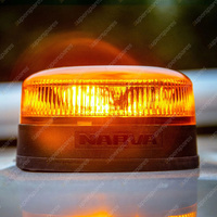 Narva 9-33V Low Profile Eurotech II LED Strobe/Rotator Amber Magnetic Base